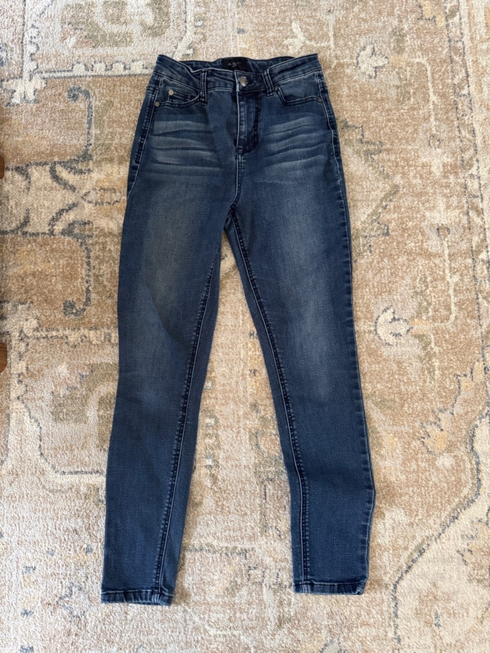 Celebrity Pink Dark Blue Slim Fit Jeans sz 3/26 - Picture 2 of 5